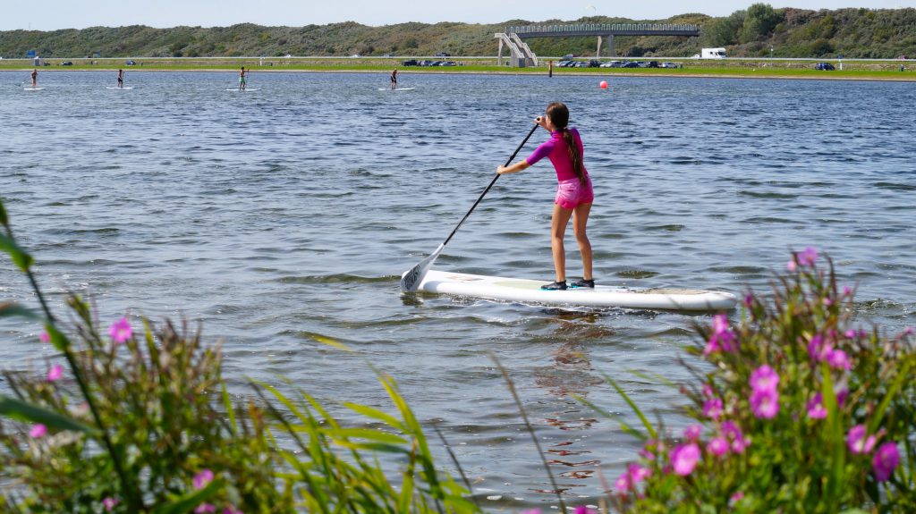 Supboard + paddle van Surfschool Veerse Dam in Vrouwenpolder